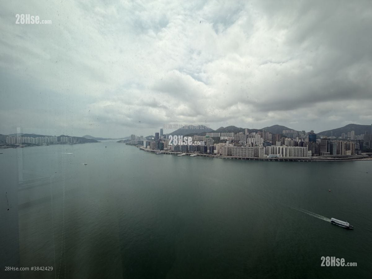 Extremely rare listing, the tallest waterfront skyscraper with unobstructed views of Victoria Harbou