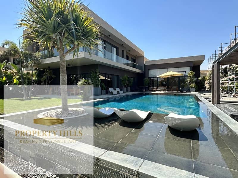 Grand villa 4 bedrooms fully finished with Accses 4 bed + family living all Ensuite cash 55000.000