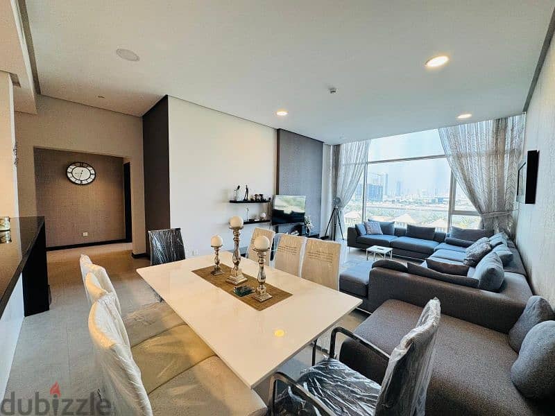 ultra luxury 2 bhk flat balcony for sale in reef island