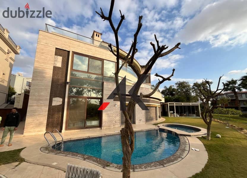 Luxury Finished Stand Alone with pool For Sale in Lake View - New Cairo