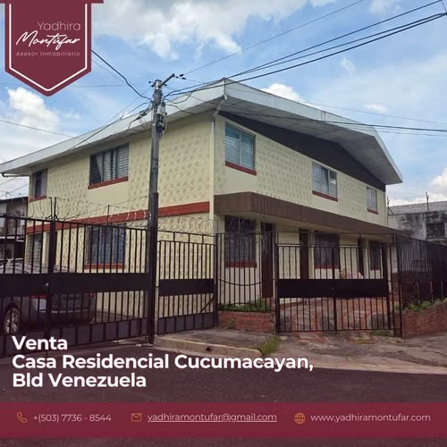 Casa Residencial Cucumacayan, Bld Venezuela en Venta para inversionistas