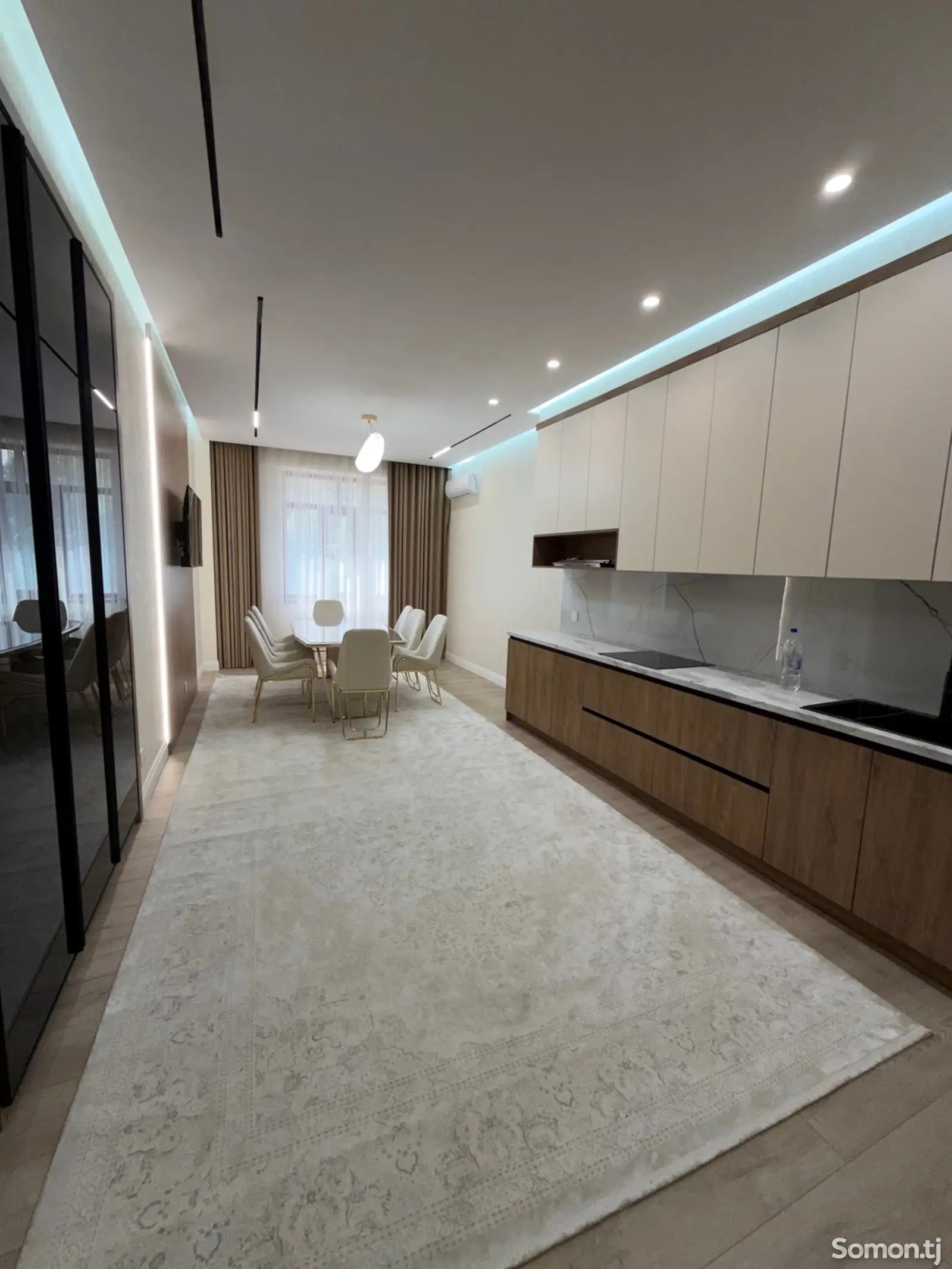 4-комн. квартира, 3 этаж, 220 м², Исмоили Сомони Алфемо